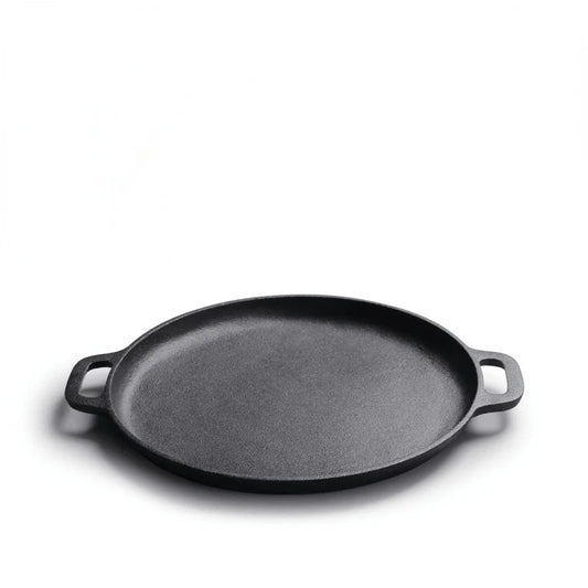 Cast Iron Skillet Pan Pancake Pizza Pan Thickened Oyster Raw Steak Pork Chicken Vegetables Cooking Pot Kitchen Outdoor BBQ Grill