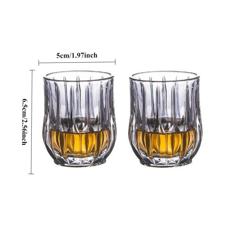 80ML/85ML Wine Glasses Luxury Cocktail Glass Sets Personalized Drinking Glasses Household Transparent Wine Glass New Year Gifts