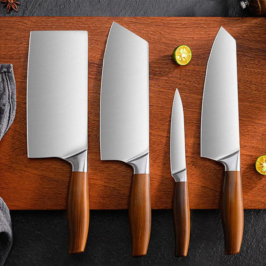 Kitchen Knife Stainless Steel Slicing Cleaver Japanese Chef Fish Cutting Vegetables Meat Cooking Knives Set Tools Kitchen Knives