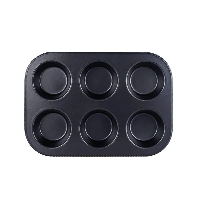 1pack Muffin Pan 6/12 Cups Square Cupcake Pan Muffin Tray Cupcake Mold Muffin Pan Carbon Steel Baking Pan Non Stick Bakeware