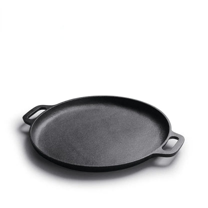 Cast Iron Skillet Pan Pancake Pizza Pan Thickened Oyster Raw Steak Pork Chicken Vegetables Cooking Pot Kitchen Outdoor BBQ Grill