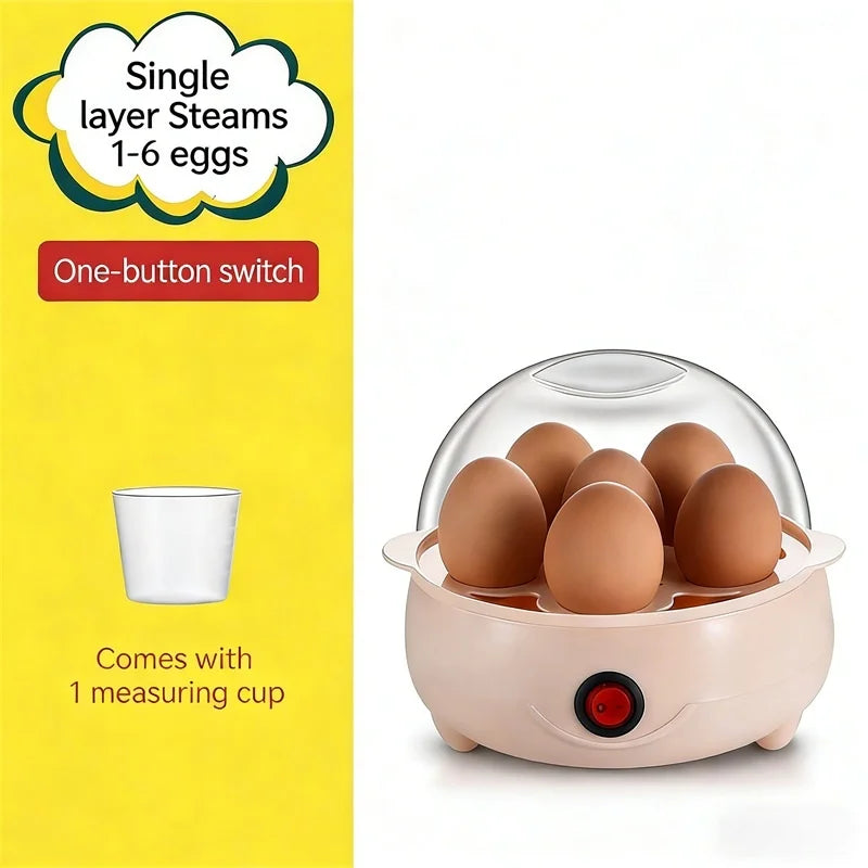 Multifunctional Egg Boiler Electric Egg Steamer Cooking Breakfast Machine Multi-Layers Egg Cooker Mini Steamer Poacher Kitchen