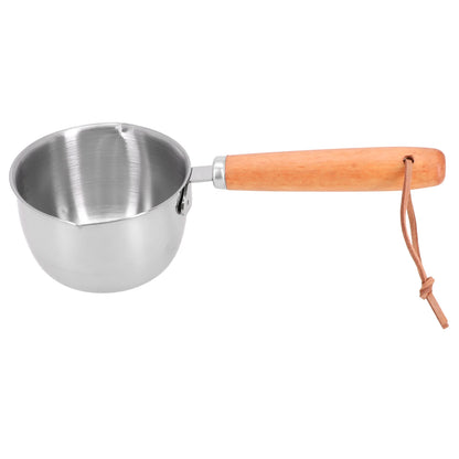 Stainless Steel Hot Oil Pot Milk Pan Stainless Steel Sauce Small Saucepan Cooking Boiling Butter Warmer Melting Kitchen Pan