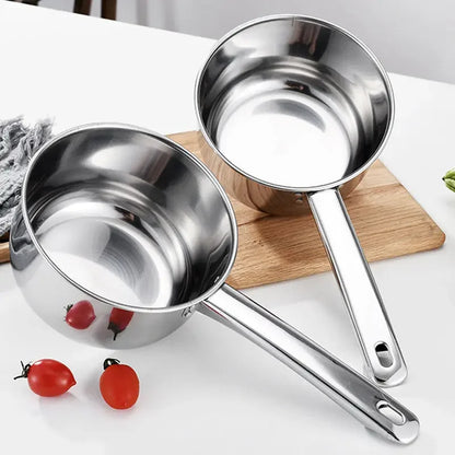 Stainless Steel Pan Pot Thickening Non-stick Suop Pan with Handle Milk Pot Hot Pot Household Cooking Tools Kitchen Utensils