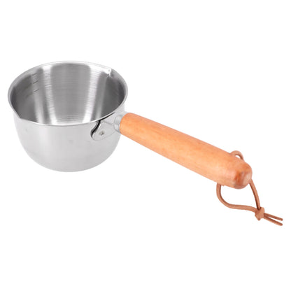Stainless Steel Hot Oil Pot Milk Pan Stainless Steel Sauce Small Saucepan Cooking Boiling Butter Warmer Melting Kitchen Pan