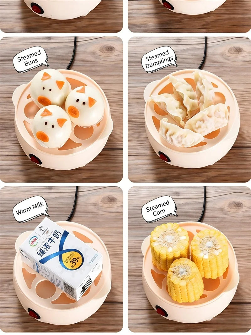 Multifunctional Egg Boiler Electric Egg Steamer Cooking Breakfast Machine Multi-Layers Egg Cooker Mini Steamer Poacher Kitchen