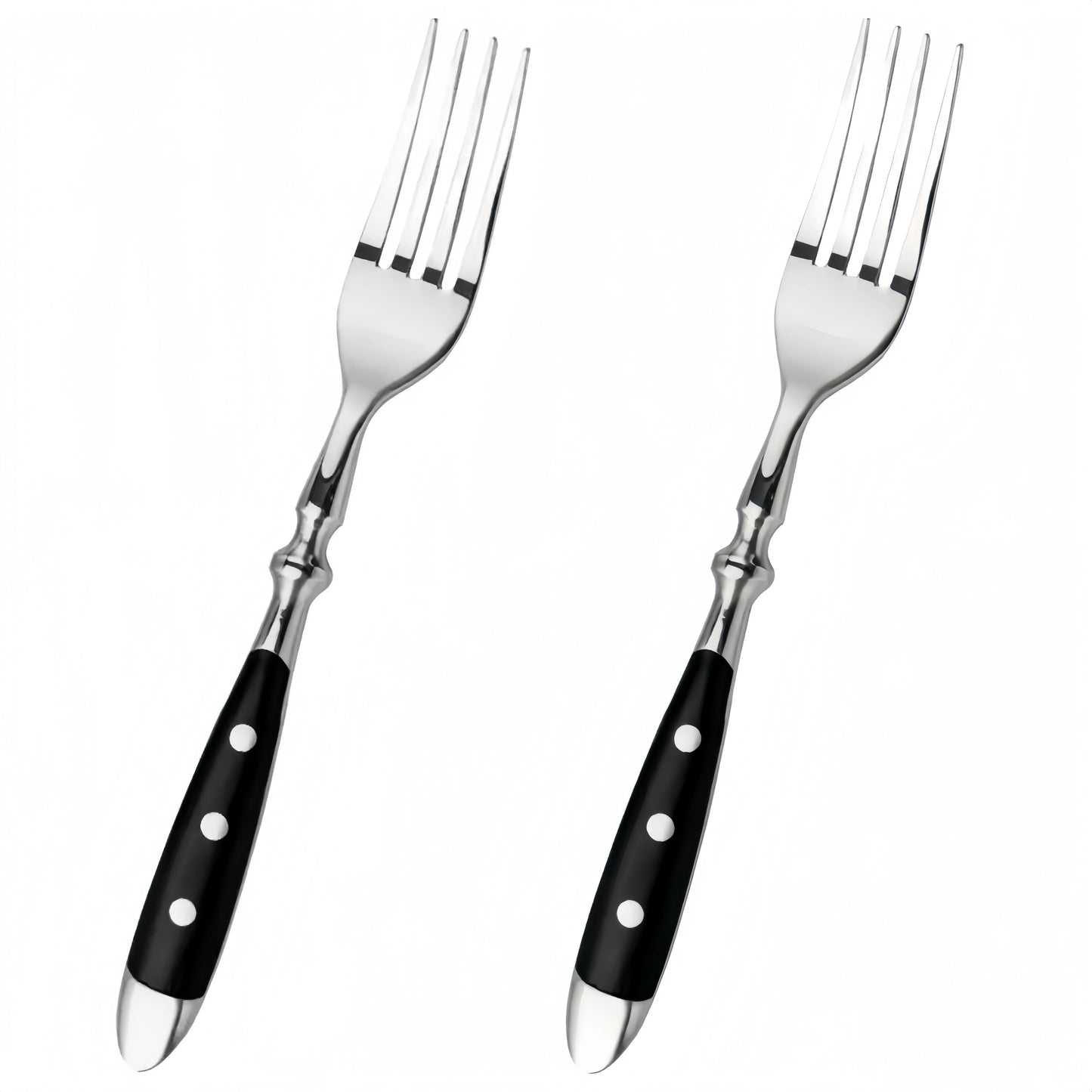 1/4/6/8 German High Carbon Stainless Steel Steak Knife Set Table Knife And Table Fork Set Double Forged Full Handle Dinner Knife