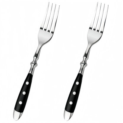 1/4/6/8 German High Carbon Stainless Steel Steak Knife Set Table Knife And Table Fork Set Double Forged Full Handle Dinner Knife
