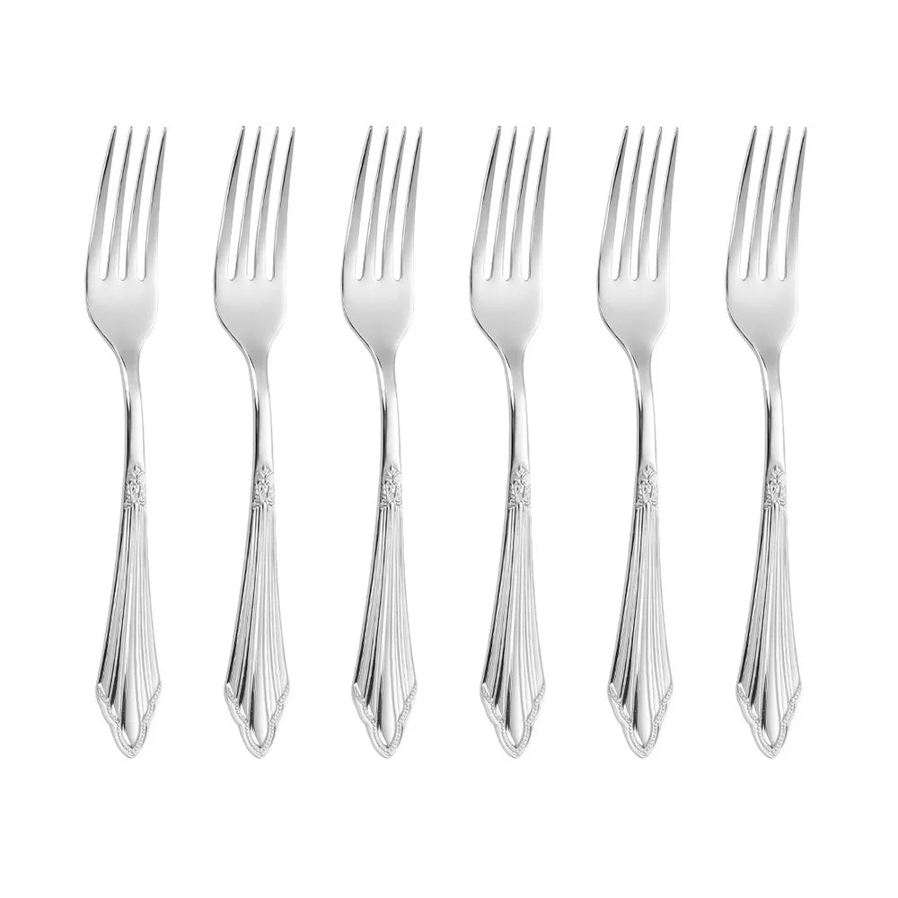 6pcs Table Spoons Set of 6 Stainless Steel Tablespoon Soup Spoon Set Royal 6 Pieces Dinner Spoon for Kitchen/Home/Restaurant