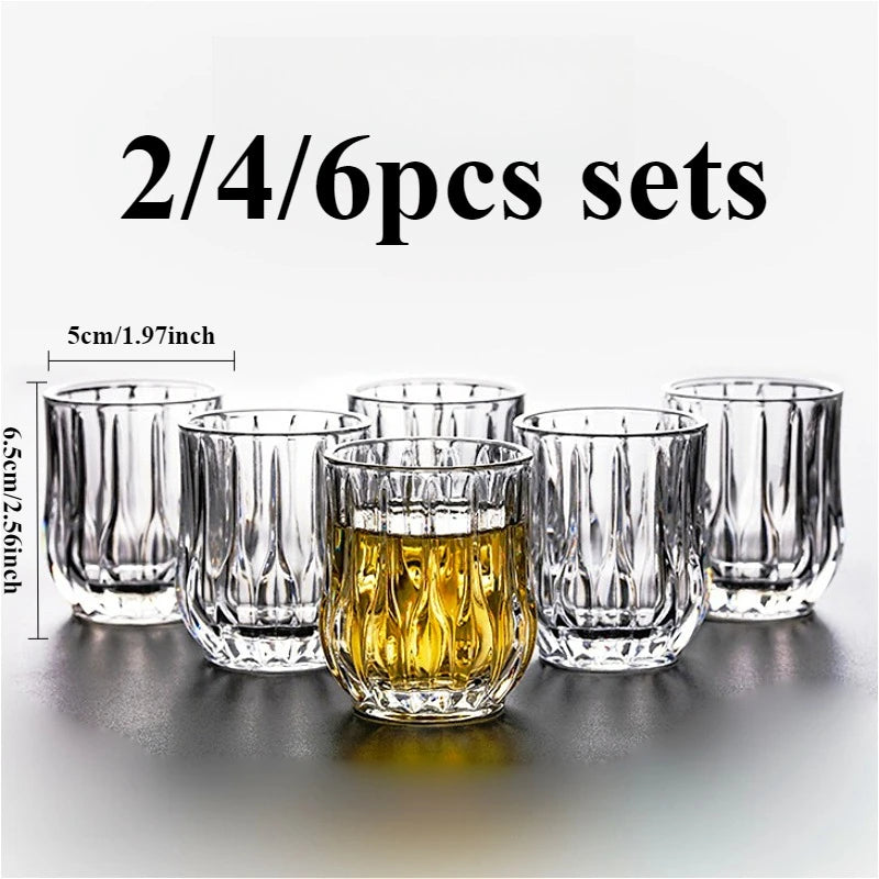 80ML/85ML Wine Glasses Luxury Cocktail Glass Sets Personalized Drinking Glasses Household Transparent Wine Glass New Year Gifts