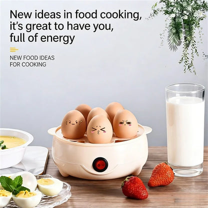 Multifunctional Egg Boiler Electric Egg Steamer Cooking Breakfast Machine Multi-Layers Egg Cooker Mini Steamer Poacher Kitchen