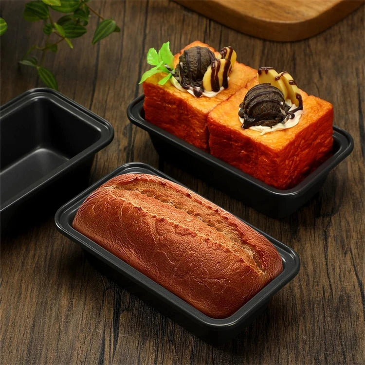 Nonstick Loaf Pan, Rectangle Carbon Steel Baking Toast Pan for Oven, Homemade Cakes, Breads, Meatloaf, Brownies Pound Cake Mold