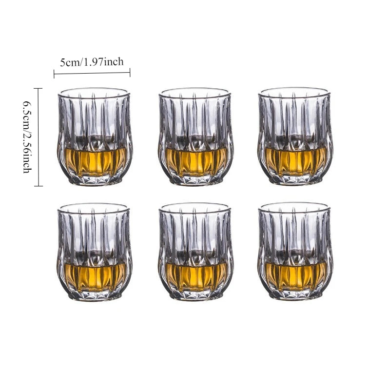 80ML/85ML Wine Glasses Luxury Cocktail Glass Sets Personalized Drinking Glasses Household Transparent Wine Glass New Year Gifts