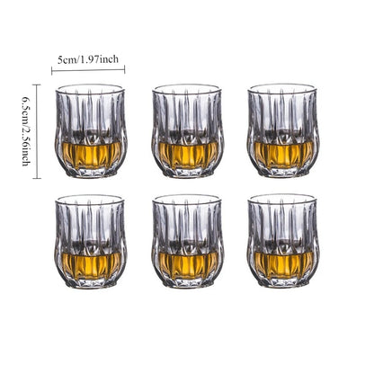 80ML/85ML Wine Glasses Luxury Cocktail Glass Sets Personalized Drinking Glasses Household Transparent Wine Glass New Year Gifts