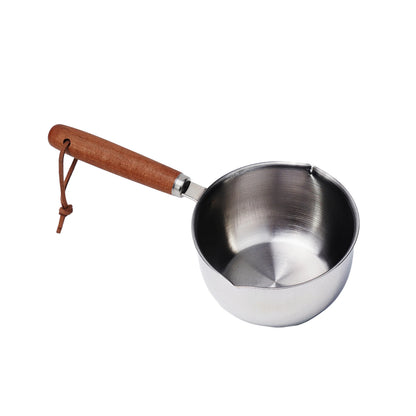Stainless Steel Hot Oil Pot Milk Pan Stainless Steel Sauce Small Saucepan Cooking Boiling Butter Warmer Melting Kitchen Pan