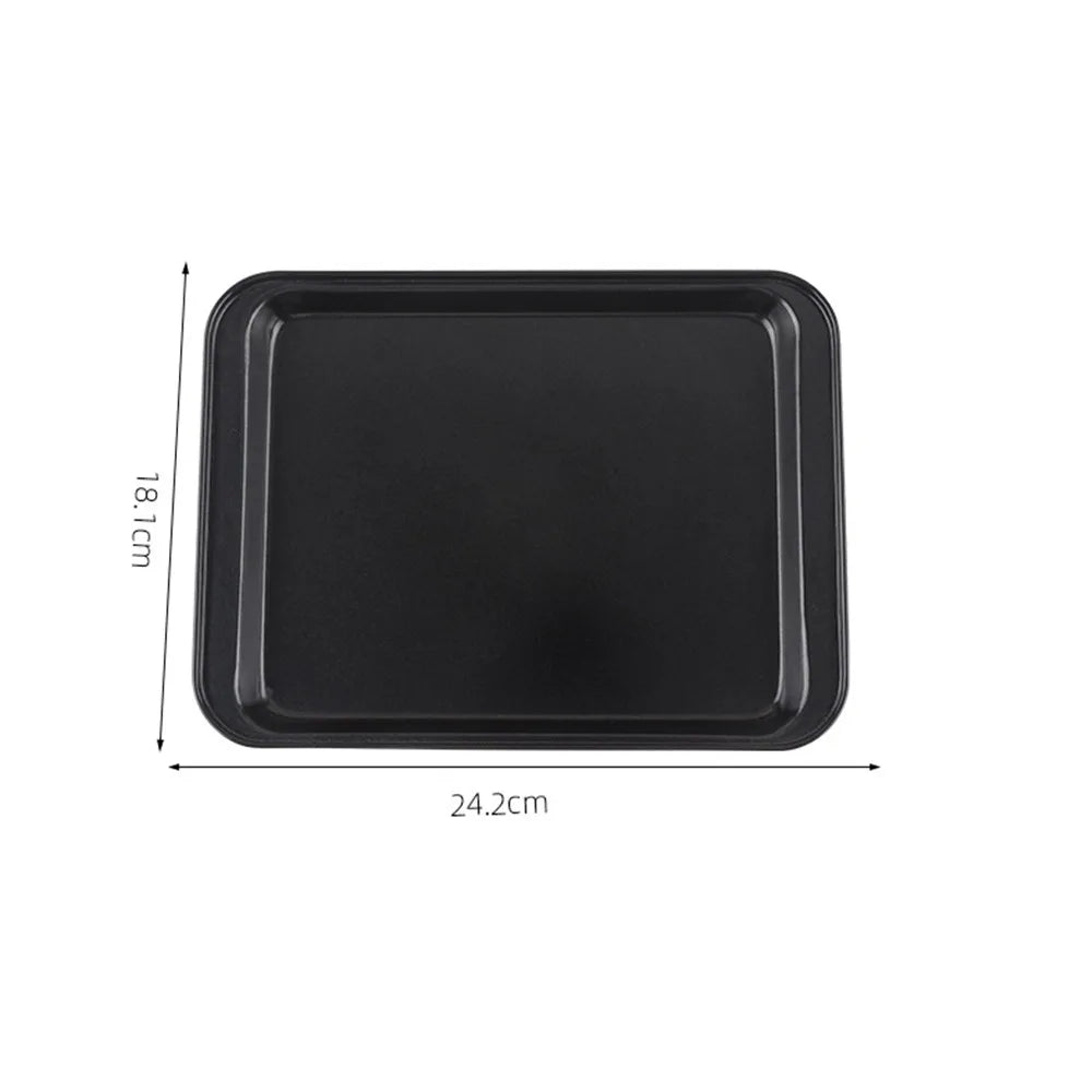 Easy Clean Rectangle Baking Pan High Temperature Resistance DIY Baking for Kitchen Carbon Steel Baking Non-Stick Baking Tray