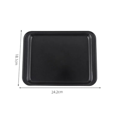 Easy Clean Rectangle Baking Pan High Temperature Resistance DIY Baking for Kitchen Carbon Steel Baking Non-Stick Baking Tray
