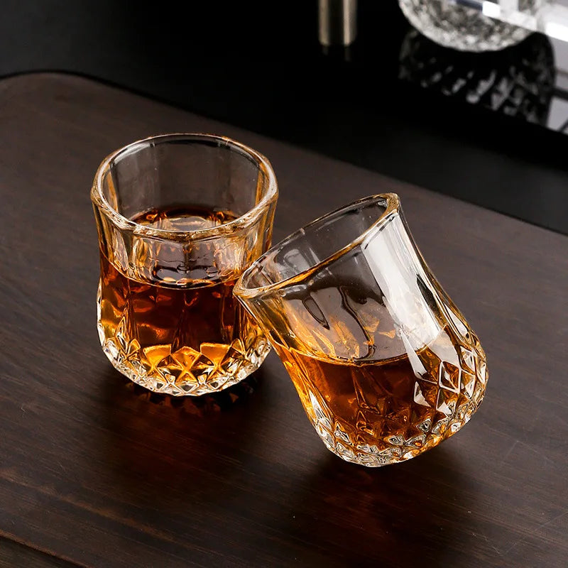 80ML/85ML Wine Glasses Luxury Cocktail Glass Sets Personalized Drinking Glasses Household Transparent Wine Glass New Year Gifts