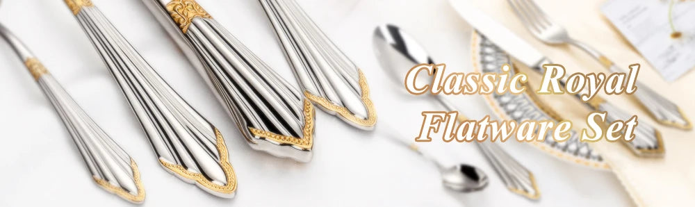 Royal Pack of 6 Table Knives Mirror Polished Set of 6 Dinner Knife Dishwasher Safe Suitable for Home Use Kitchen Pub