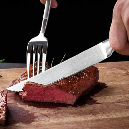 Steak knife Cutlery Kitchen Accessories Tools Table Knife Stainless Steel serrated steak knife Kitchen Knife 4/6/8/ piece set