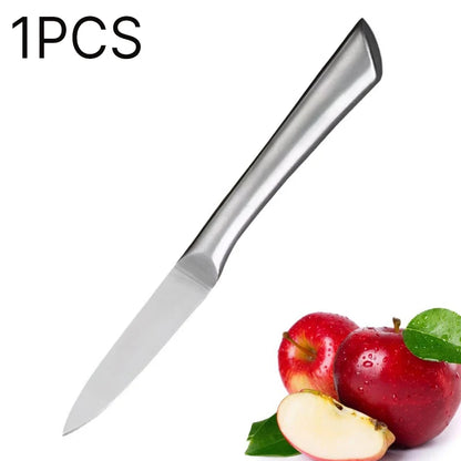 All Steel Kitchen Knife Set 7inch Santoku Knife Multi-Purpose Butcher Knife Bread Cutting Melon Fruit Knife Kitchen Accessories