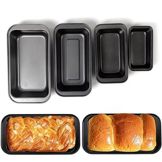 Nonstick Loaf Pan, Rectangle Carbon Steel Baking Toast Pan for Oven, Homemade Cakes, Breads, Meatloaf, Brownies Pound Cake Mold