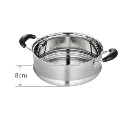 Stainless Steel pot Double Bottom Soup Pot Nonmagnetic Cooking Multi purpose Cookware Non stick Pan induction cooker used pot