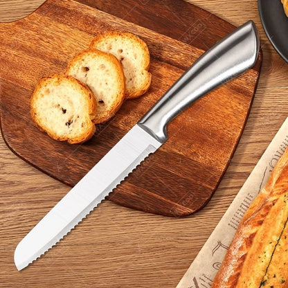 All Steel Kitchen Knife Set 7inch Santoku Knife Multi-Purpose Butcher Knife Bread Cutting Melon Fruit Knife Kitchen Accessories
