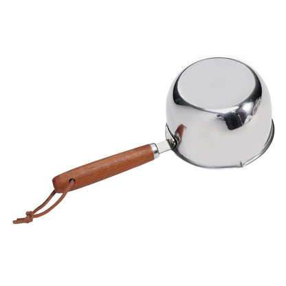 Stainless Steel Hot Oil Pot Milk Pan Stainless Steel Sauce Small Saucepan Cooking Boiling Butter Warmer Melting Kitchen Pan