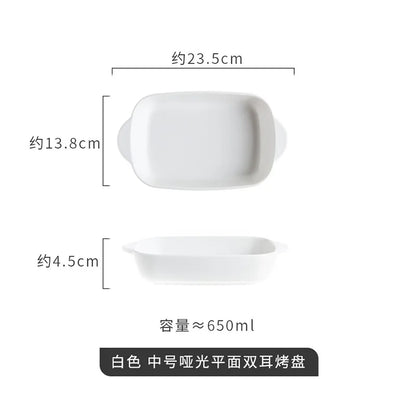 Bread Pan for Baking Tools and Accessories Oven Tray Kitchen Utensil Porcelain Dishes Cooking Utensils Bakeware Ceramic Pans Bar