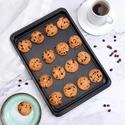 Easy Clean Rectangle Baking Pan High Temperature Resistance DIY Baking for Kitchen Carbon Steel Baking Non-Stick Baking Tray