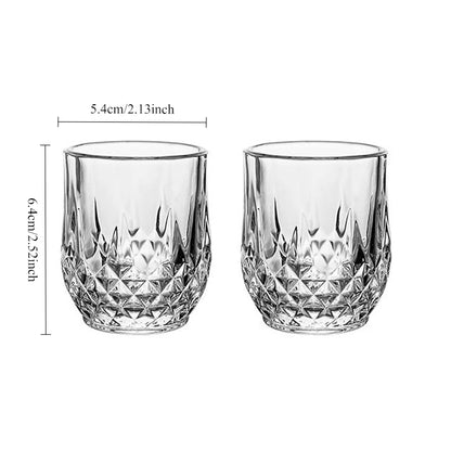 80ML/85ML Wine Glasses Luxury Cocktail Glass Sets Personalized Drinking Glasses Household Transparent Wine Glass New Year Gifts