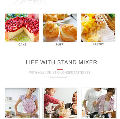 6.5L Food Mixer Commercial Food Processor 1300W Stand Mixer