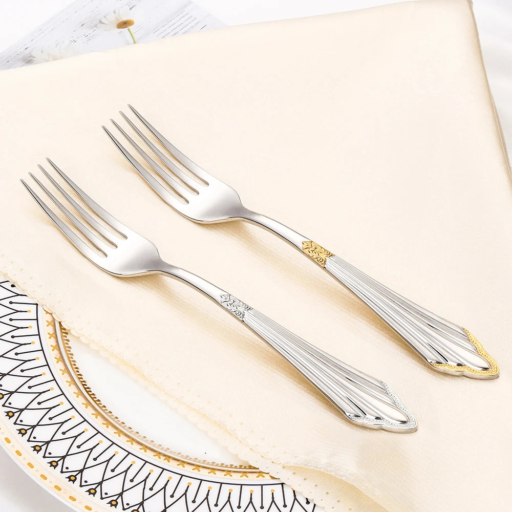 6pcs Table Spoons Set of 6 Stainless Steel Tablespoon Soup Spoon Set Royal 6 Pieces Dinner Spoon for Kitchen/Home/Restaurant