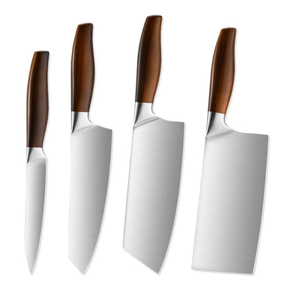 Kitchen Knife Stainless Steel Slicing Cleaver Japanese Chef Fish Cutting Vegetables Meat Cooking Knives Set Tools Kitchen Knives