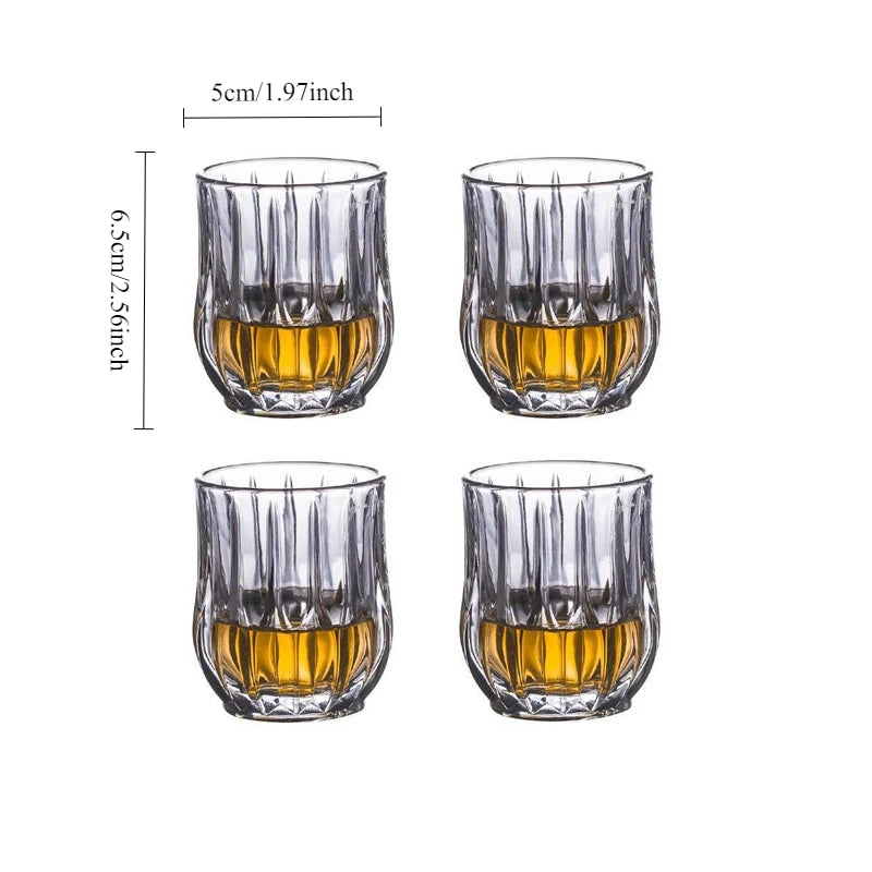 80ML/85ML Wine Glasses Luxury Cocktail Glass Sets Personalized Drinking Glasses Household Transparent Wine Glass New Year Gifts