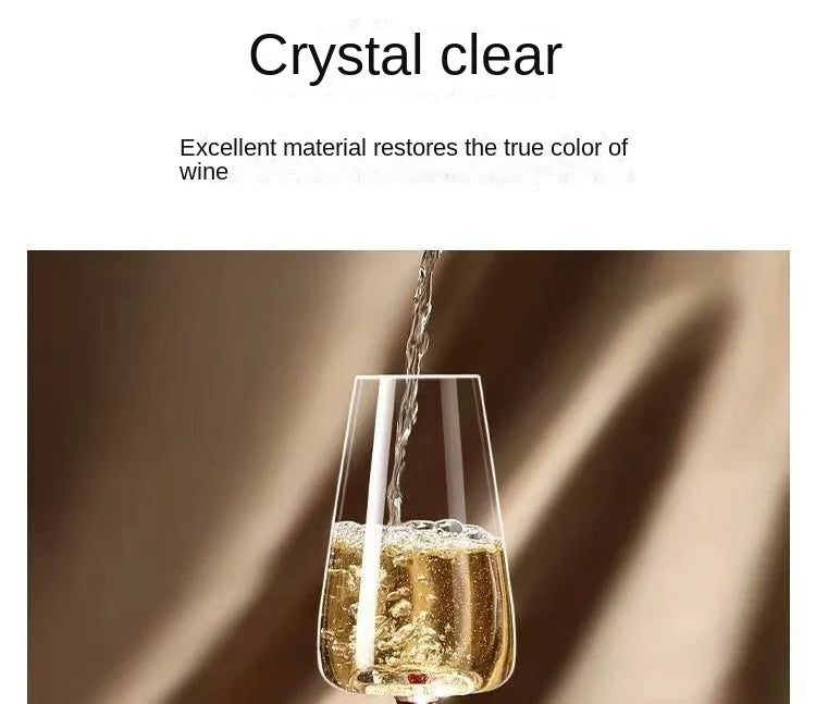 2Pcs/sets European Champagne Glass Goblet Gift Box Creative Crystal Glass Red Wine Champagne Glass Friends And Couples Gift