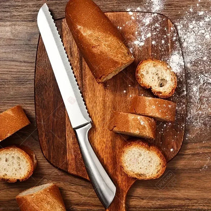All Steel Kitchen Knife Set 7inch Santoku Knife Multi-Purpose Butcher Knife Bread Cutting Melon Fruit Knife Kitchen Accessories