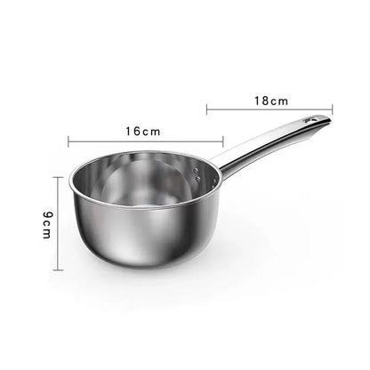 Stainless Steel Pan Pot Thickening Non-stick Suop Pan with Handle Milk Pot Hot Pot Household Cooking Tools Kitchen Utensils