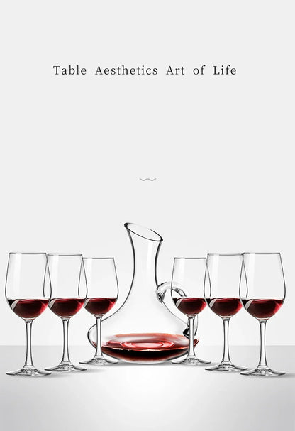 Red Wine Glasses Set Household Wine Decanter Wine Glasses Luxurious European-style Glass Wine Goblet