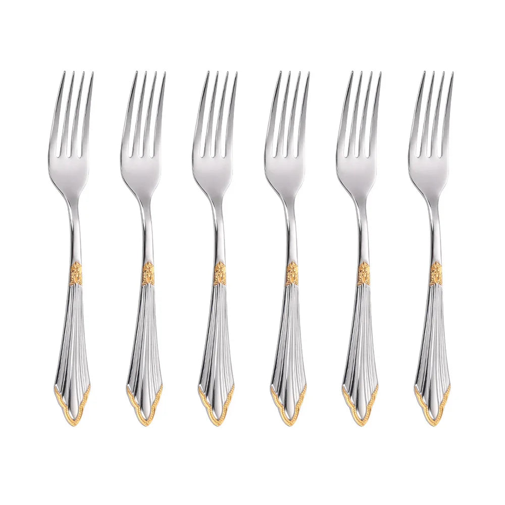 6pcs Table Spoons Set of 6 Stainless Steel Tablespoon Soup Spoon Set Royal 6 Pieces Dinner Spoon for Kitchen/Home/Restaurant