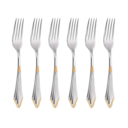 6pcs Table Spoons Set of 6 Stainless Steel Tablespoon Soup Spoon Set Royal 6 Pieces Dinner Spoon for Kitchen/Home/Restaurant
