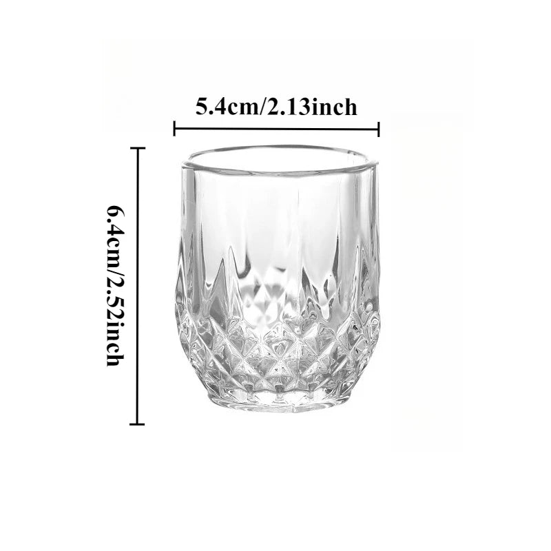 80ML/85ML Wine Glasses Luxury Cocktail Glass Sets Personalized Drinking Glasses Household Transparent Wine Glass New Year Gifts