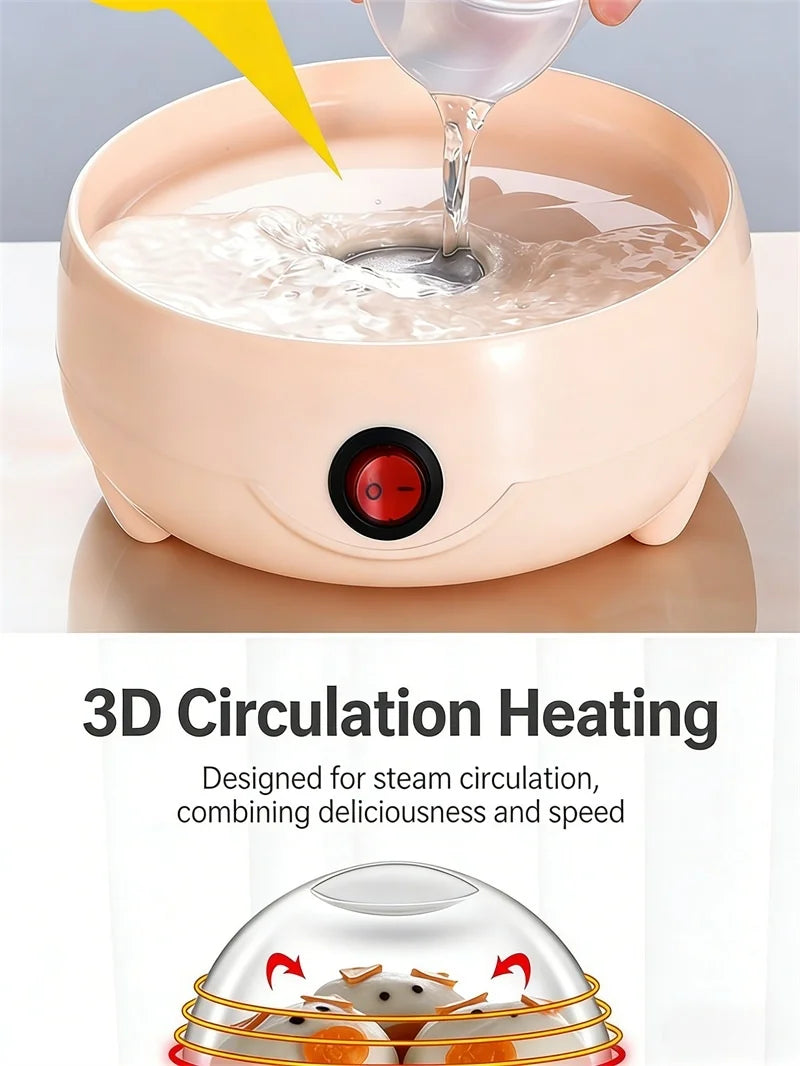 Multifunctional Egg Boiler Electric Egg Steamer Cooking Breakfast Machine Multi-Layers Egg Cooker Mini Steamer Poacher Kitchen