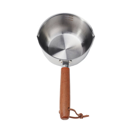 Stainless Steel Hot Oil Pot Milk Pan Stainless Steel Sauce Small Saucepan Cooking Boiling Butter Warmer Melting Kitchen Pan