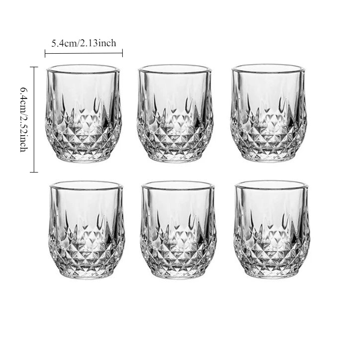 80ML/85ML Wine Glasses Luxury Cocktail Glass Sets Personalized Drinking Glasses Household Transparent Wine Glass New Year Gifts