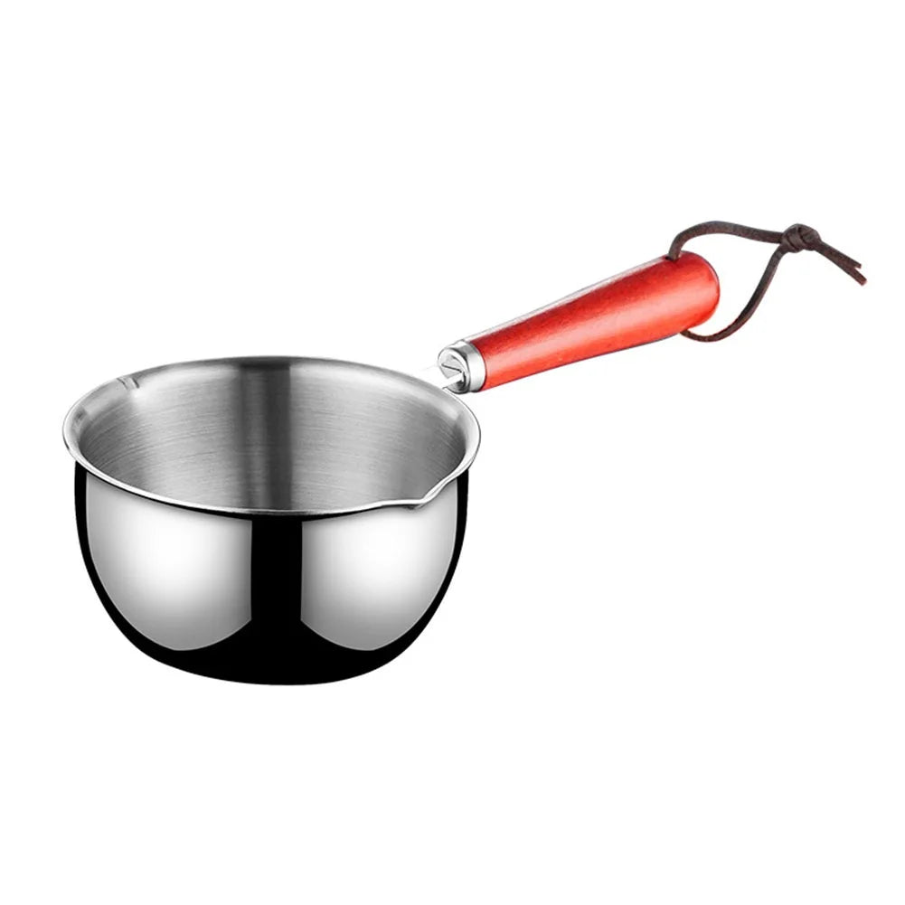 Stainless Steel Hot Oil Pot Milk Pan Stainless Steel Sauce Small Saucepan Cooking Boiling Butter Warmer Melting Kitchen Pan