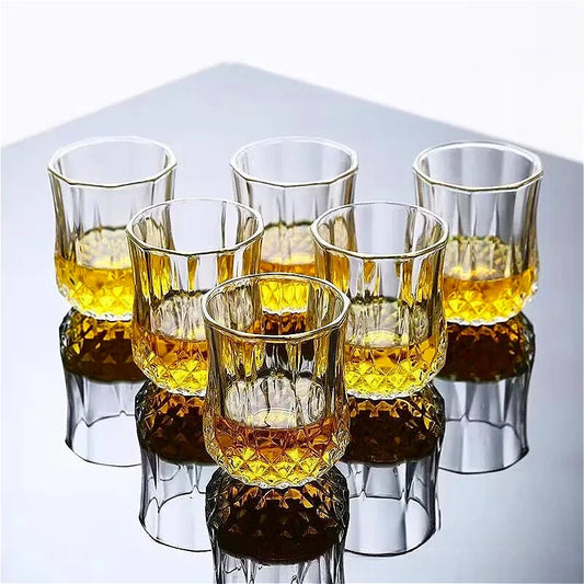 80ML/85ML Wine Glasses Luxury Cocktail Glass Sets Personalized Drinking Glasses Household Transparent Wine Glass New Year Gifts