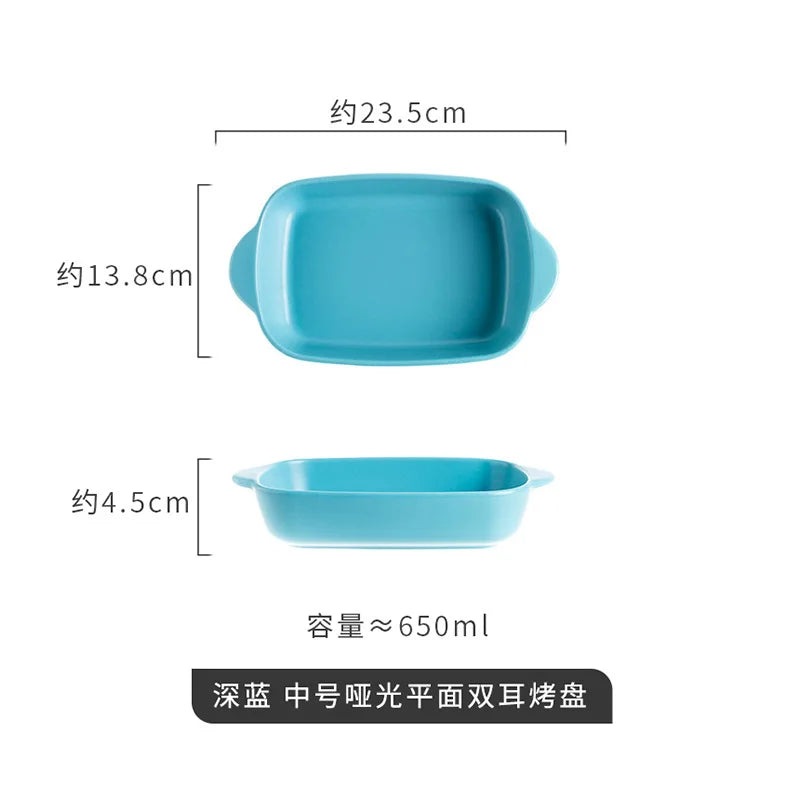 Bread Pan for Baking Tools and Accessories Oven Tray Kitchen Utensil Porcelain Dishes Cooking Utensils Bakeware Ceramic Pans Bar
