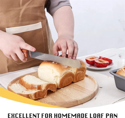 Nonstick Loaf Pan, Rectangle Carbon Steel Baking Toast Pan for Oven, Homemade Cakes, Breads, Meatloaf, Brownies Pound Cake Mold